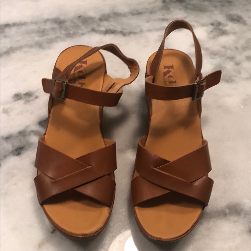 Korks by kork-ease wedge sandals